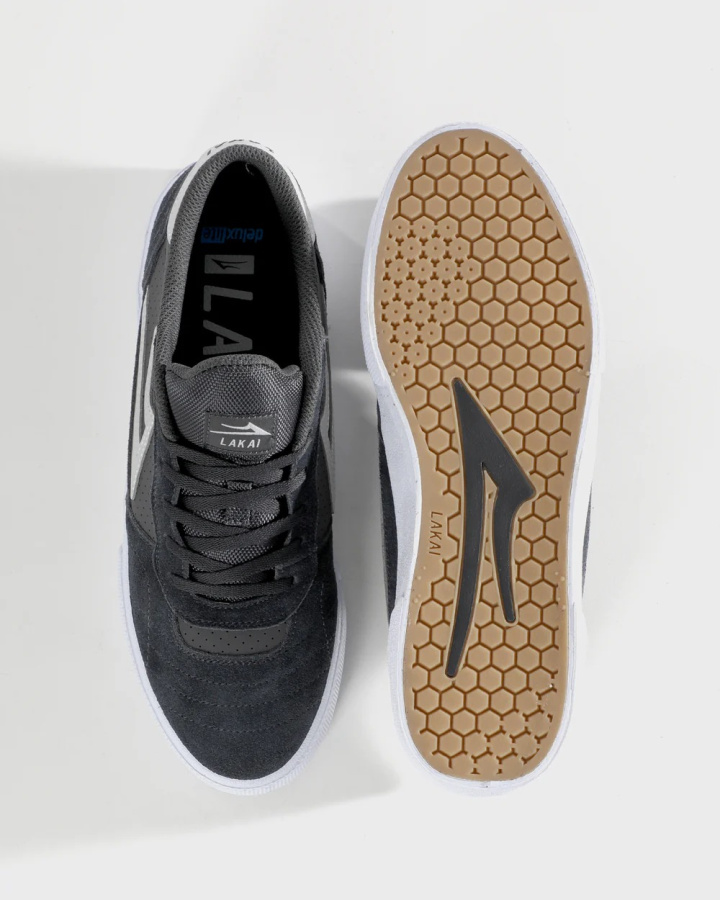 Кеды Lakai Cambridge (41, CHARCOAL SUEDE/WHITE, , , , , )