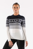 Термобелье футболка COZY FAIRISLE CREW NECK женская (L, 020 Black, , , , , )