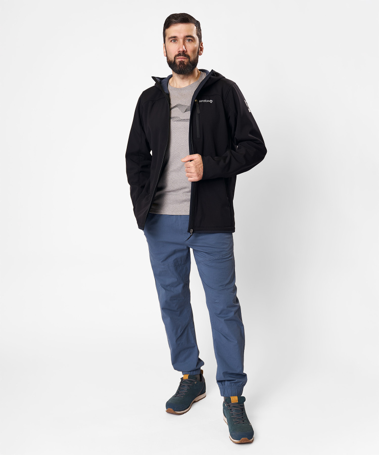 Куртка легкая Reine Мужская (XL, 1088/черный/серо-синий, , , , , )