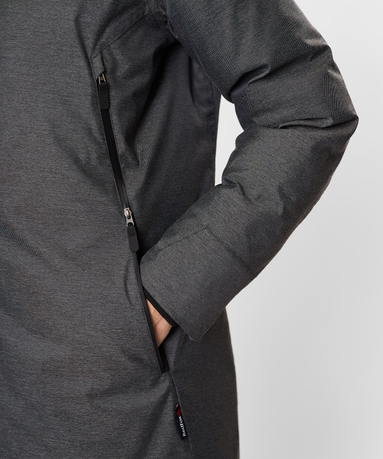 Полупальто пуховое Atalaya II Женское (M, 2000/асфальт, , , , , , )