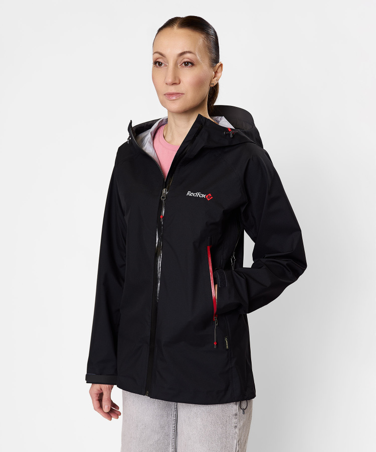Куртка ветрозащитная Vega GTX V Женская (XL, 1000/черный, , , , , )