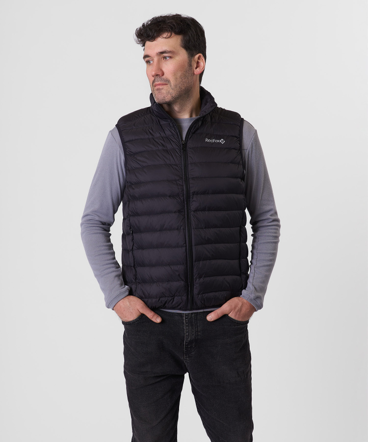 Жилет пуховый Town Мужской (L, 1000/черный, , , , , )