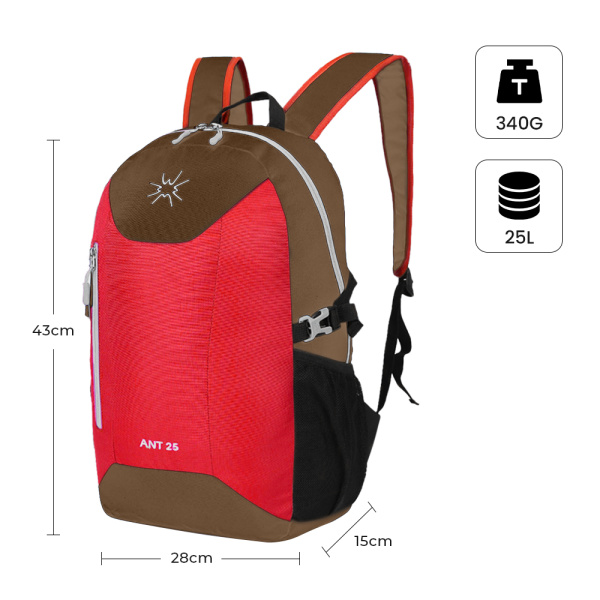 SAMSTRONG b0209 ant 25 рюкзак (25 розовый-коричневый)