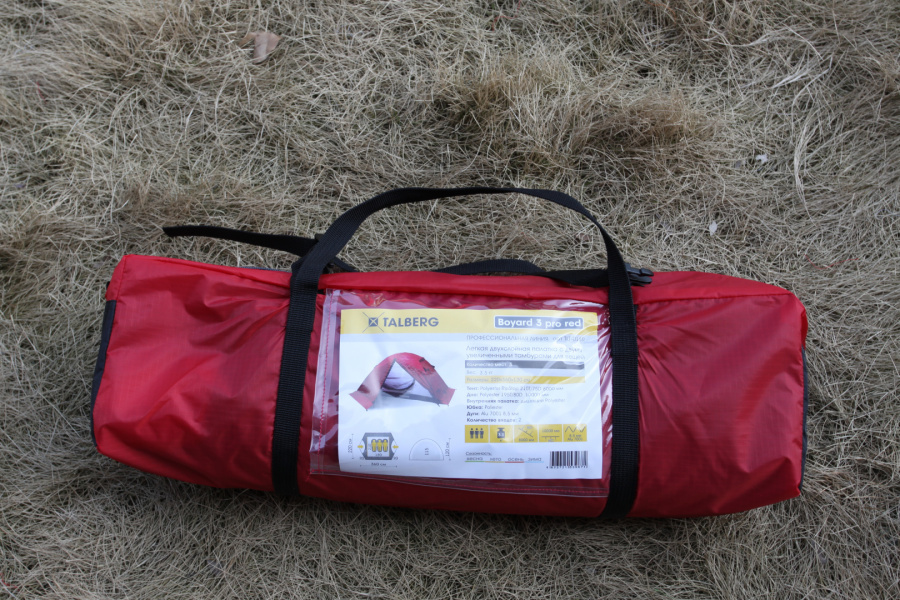 BOYARD PRO 3 RED палатка Talberg (каркас 9.5 мм) (красный)