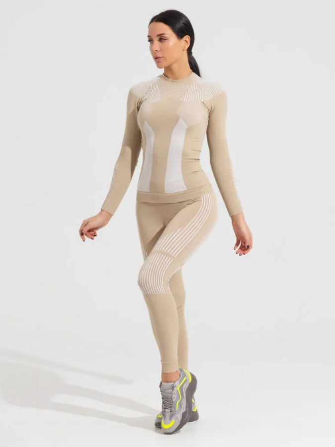 *Термокомплект F10 жен (S, Св.Песочный, , , , )