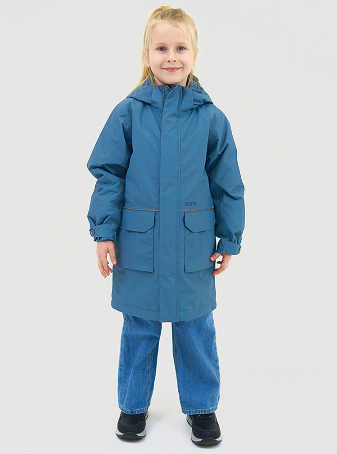 *100300 Куртка детская HANKA (140, 592 Деним, , , , , )