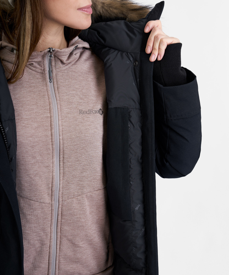 Пальто пуховое Aurora III Женское (XL, 1000/черный, , , W23-24, , )