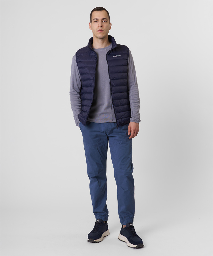Жилет пуховый Town Мужской (M, 9100/т.синий, , , , , )