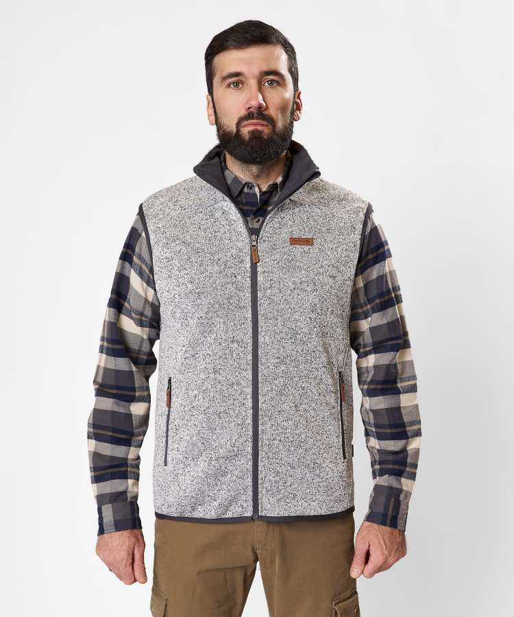 Жилет Tweed Мужской (S, 7000/св.серый, , , , , )