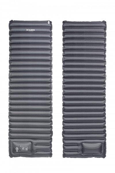 Talberg luxor air grey mat коврик надувной (185х60х8,оливковый)
