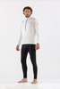Термобелье водолазка мужская MENS BODYFIT BROKEN MAP ZIP NECK (S, 012/OPTIC WHITE, , , , , )