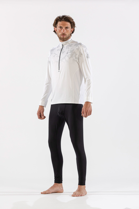 Термобелье водолазка мужская MENS BODYFIT BROKEN MAP ZIP NECK (S, 012/OPTIC WHITE, , , , , )
