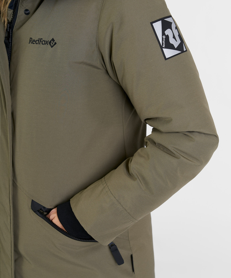 Полупальто пуховое Nyla III Женское (L, 3100/т.оливковый, , , W23-24, , )