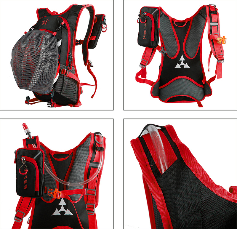 B0462 CYCLING BAG Рюкзак (черный/красный)