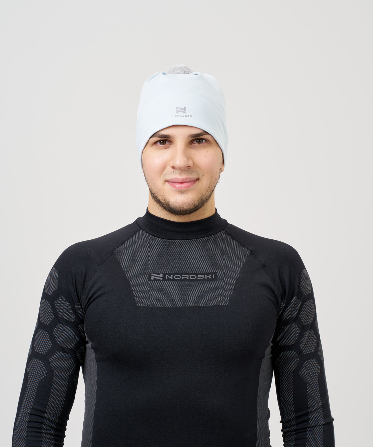 Тренировочная шапка Nordski Train Pearl Blue (One Size, Pearl Blue, , , , , )