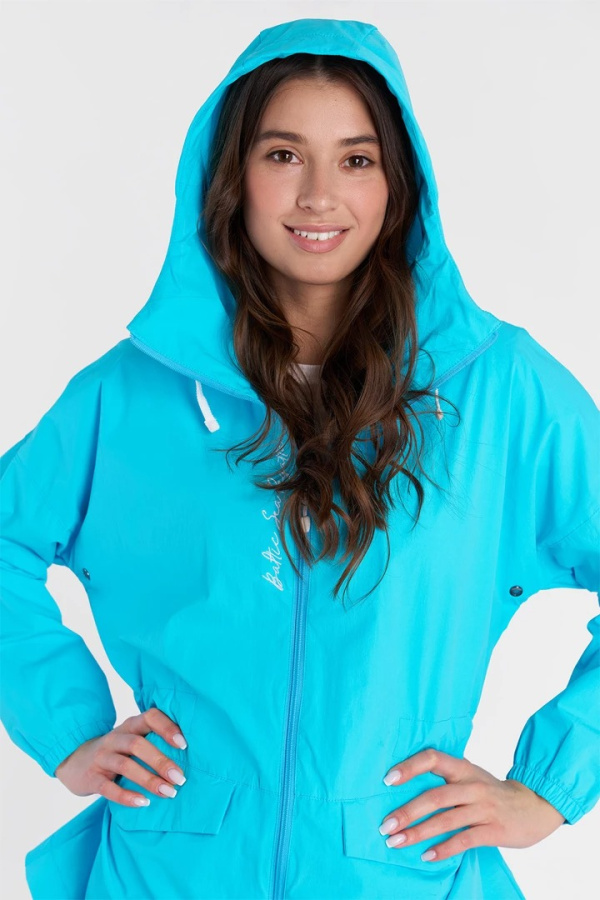 *Ветровка 24-40430 жен. (48, 40 Голубой, 176, , , , )