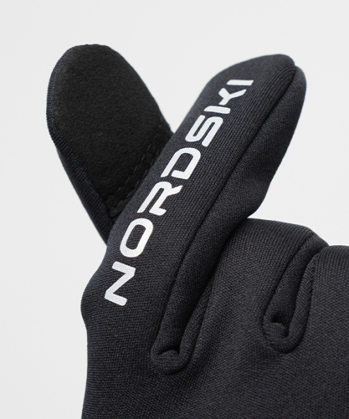 Варежки-перчатки Nordski Run Black (7-XS, Black, , , , , )