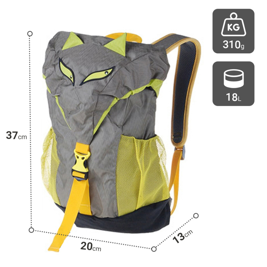 B0135 BAG Рюкзак (коричневый/желтый)