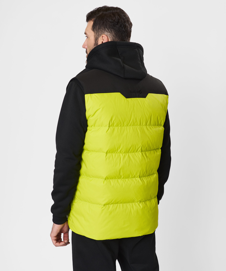 Жилет пуховый Nansen R Мужской (M, 5210/lime/черный, , , , , )