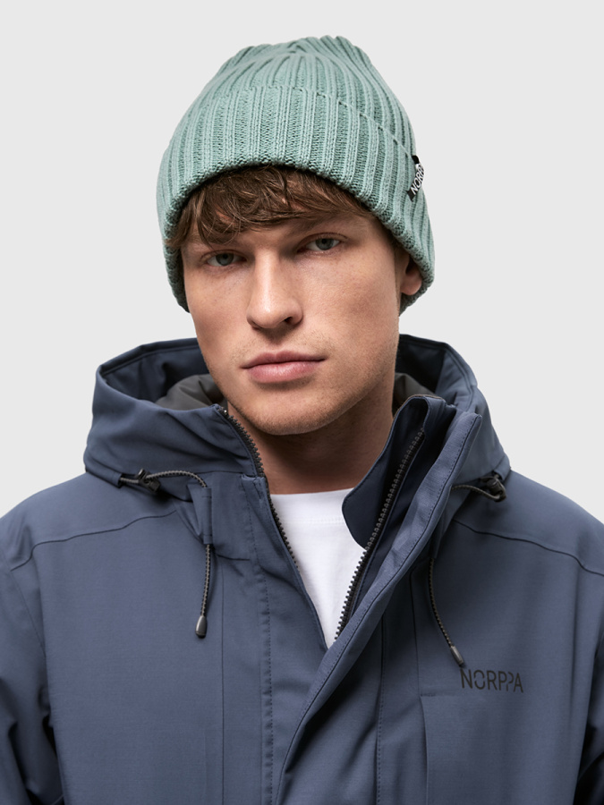 *100664 Шапка MGA 3 (One Size, 557 пепельно-голубой, , , , , )