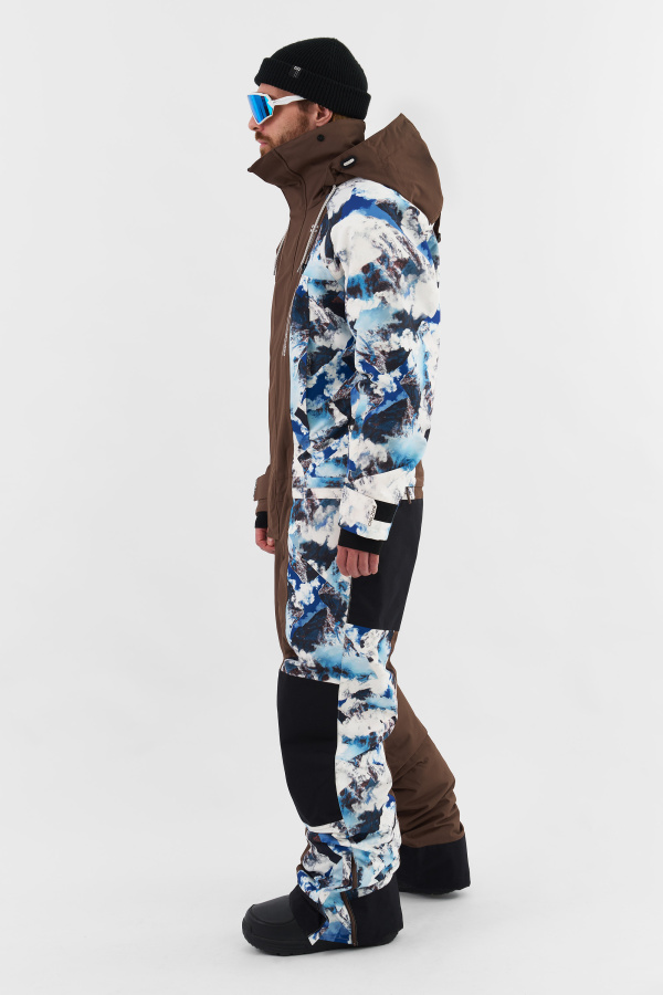 Комбинезон VOLK KN2126 (L, 38/55 коричневый/принт гора, , , , , )