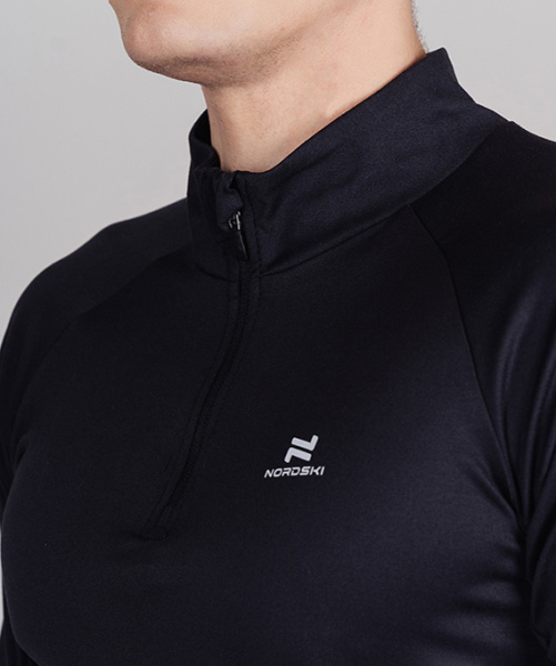 Лонгслив Nordski Pro Hand Black (46, Black, , , , , )