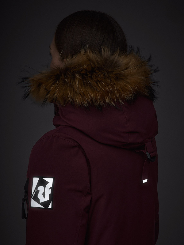 Пальто пуховое Aurora III Женское (XL, 2500/бургунди, , , , , )