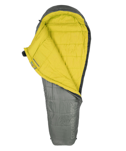 Спальный мешок Explorer -20C right (Regular, 3142/т.оливковый/эвкалипт, , , , , )