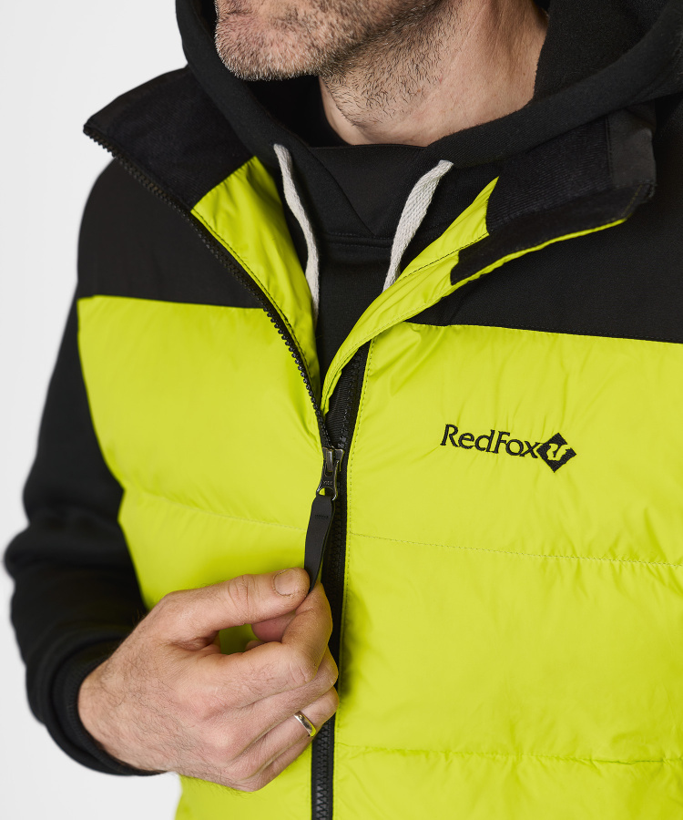 Жилет пуховый Nansen R Мужской (M, 5210/lime/черный, , , , , )