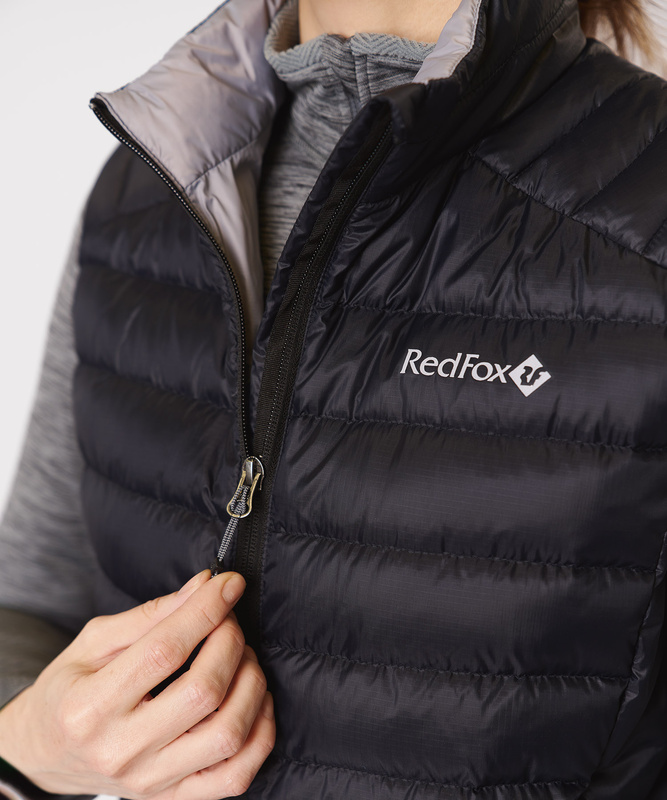 Жилет утепленный Quasar III Женский (L, 1070/черный/св.серый, , , , , )