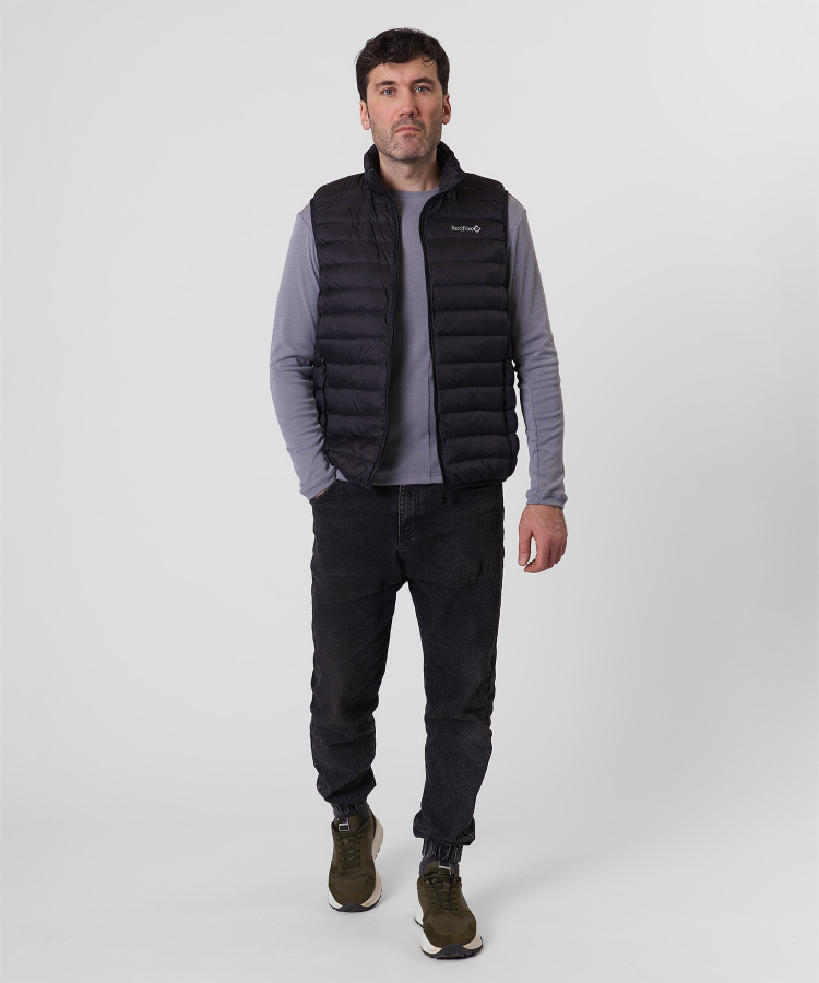 Жилет пуховый Town Мужской (L, 1000/черный, , , , , )