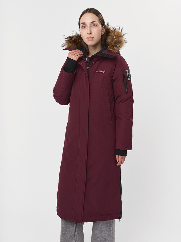 Пальто пуховое Aurora III Женское (XL, 2500/бургунди, , , , , )