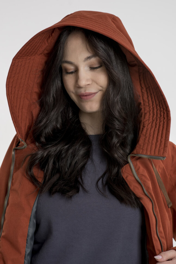 *Парка жен. арт. 48275 (170, Кирпичный, 88, 98, , , )