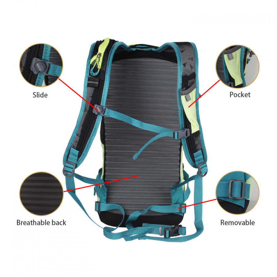 B0193 CLOUDMOVE 15 Рюкзак (15 зелёный)