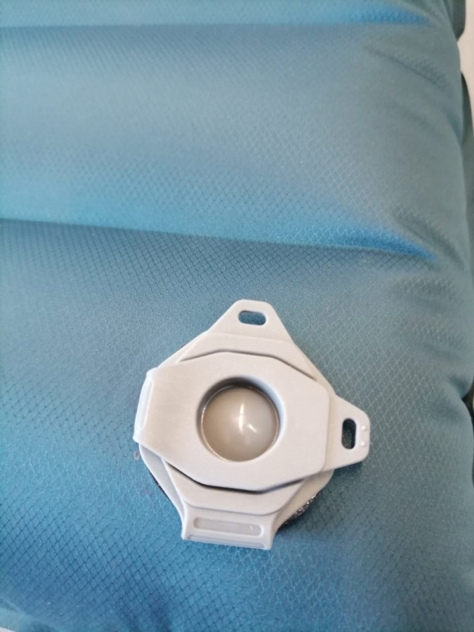 AIR BIG MAT коврик надувной (192х64х11, серо-синий)