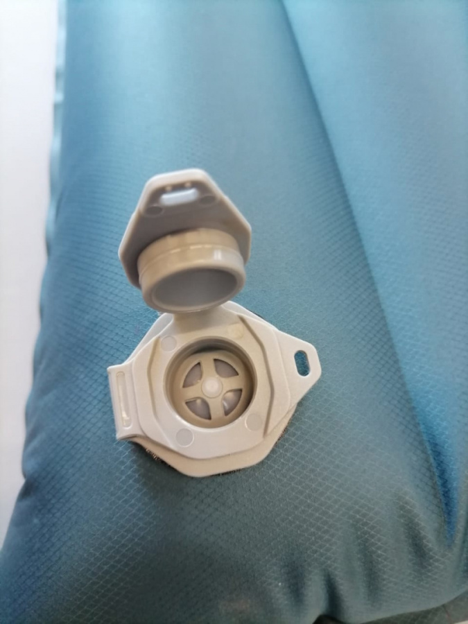 AIR BIG MAT коврик надувной (192х64х11, серо-синий)