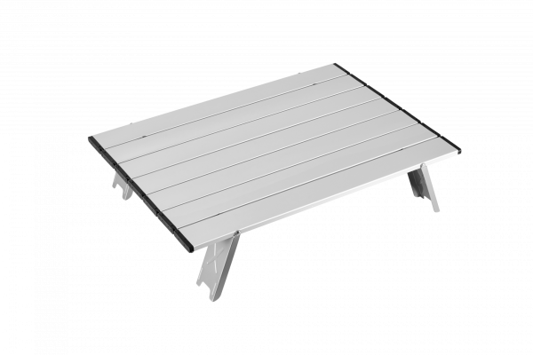 Atepa 2403 mini alunium table l стол скл. алюм (серебристый)