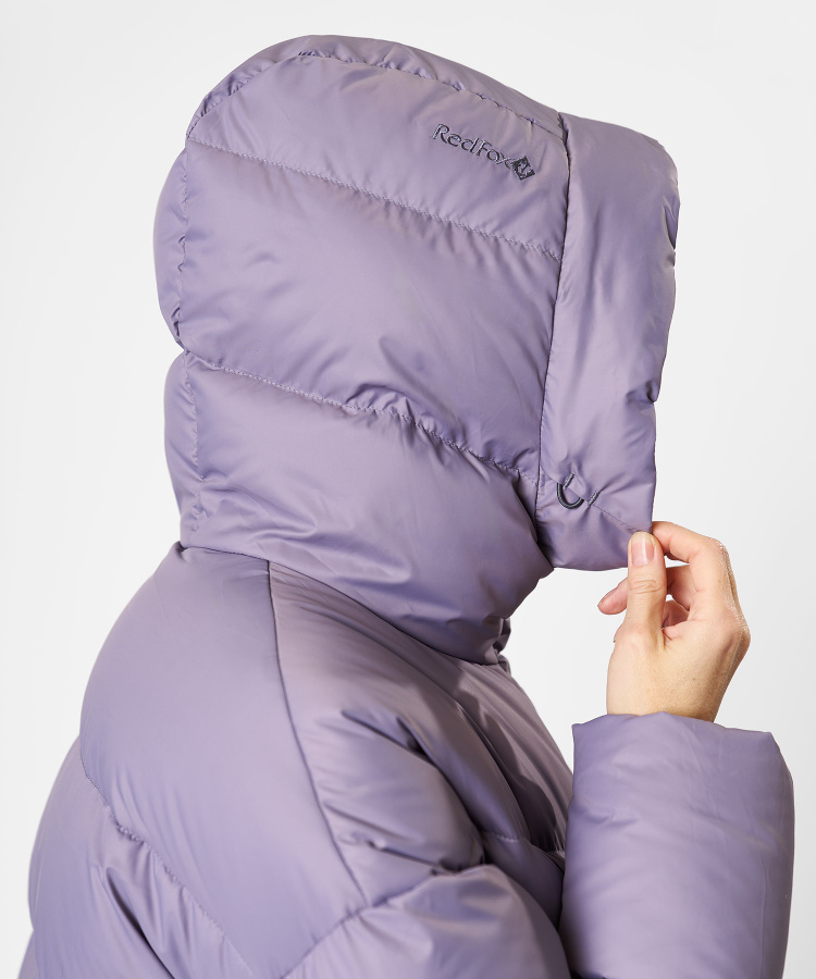 Пальто пуховое Astra Женское (XS, 0700/т.лиловый, , , , , )