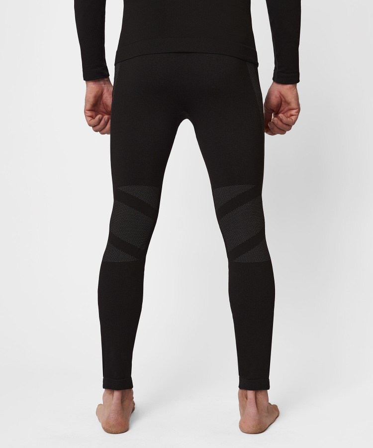 Первый слой кальсоны Active Seamless Мужские (L-XL, 1000/черный, , , , , )