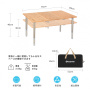King Camp 2111 bamboo table 7550 стол скл. (75х50х30/40 см)