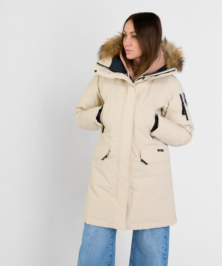 Полупальто пуховое Kodiak III GTX Женское (XL, 3500/бежевый, , , , , )