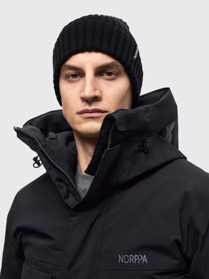 *100664 Шапка MGA 3 (One Size, 060 чёрный, , , , , )