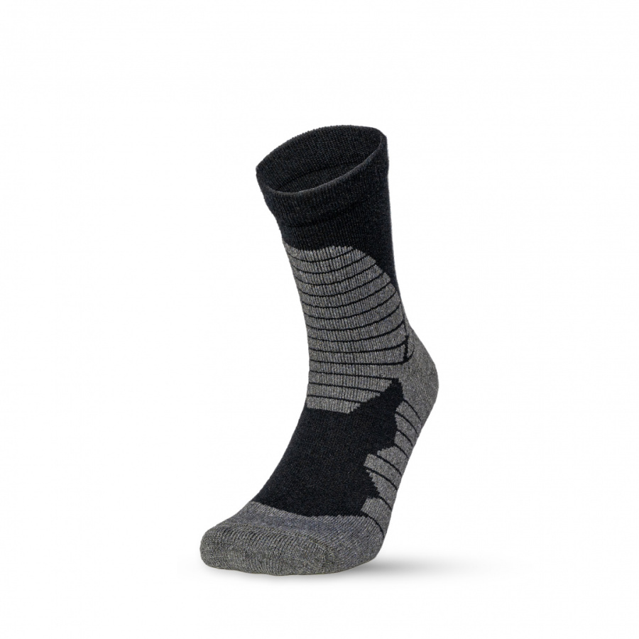 Altai Merino -15°C носки, серый/черный (43-46)
