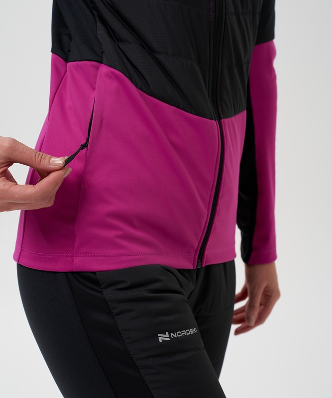 Куртка Nordski Hybrid Pro 2.0 Fuchsia/Black W (42-L, Fuchsia/Black, , , , , )