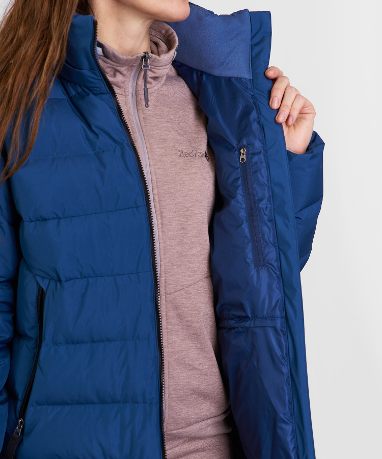 Пальто пуховое Siberia III Женское (XL, 9700/деним, , , , , )