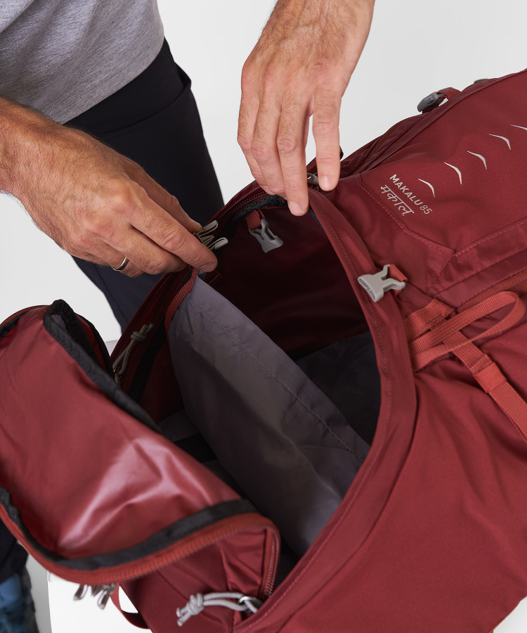 Рюкзак Makalu 85 V5 (, 1122/бордовый/кирпич, , , , , )