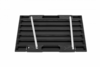 2403 MINI ALUNIUM TABLE L стол скл. алюм (черный)