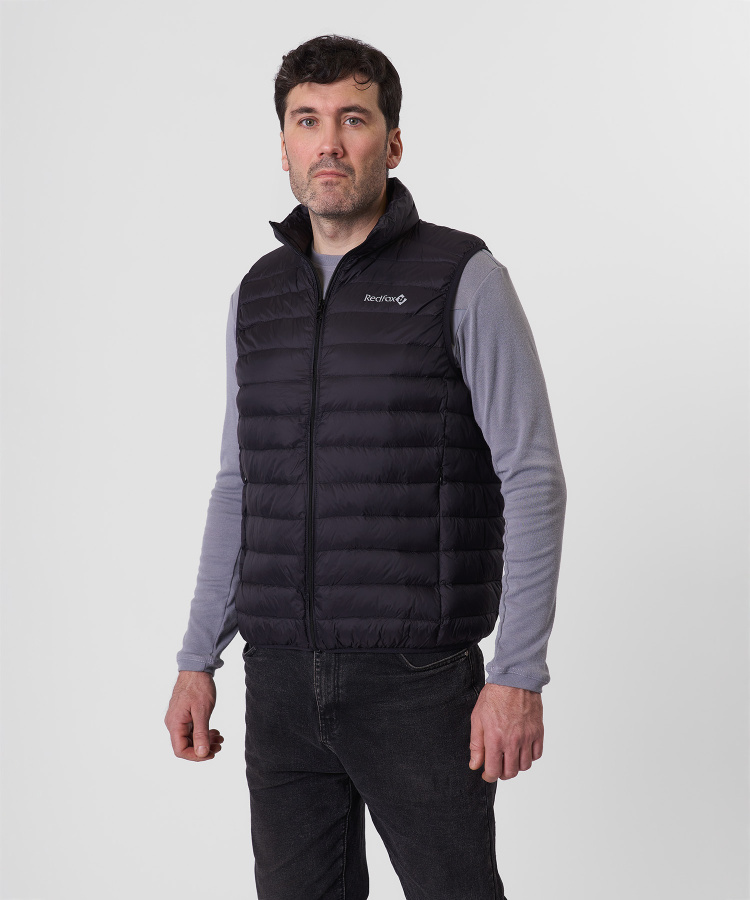 Жилет пуховый Town Мужской (L, 1000/черный, , , , , )