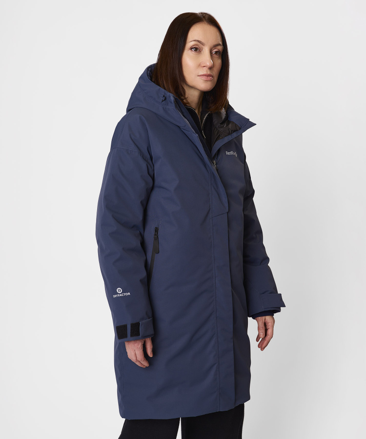 Пальто пуховое Urban Fox VI Женское (XS, 9100/т.синий, , , , , )