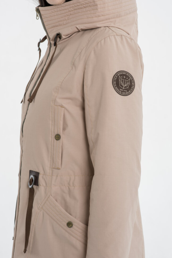 *Парка жен. арт. 48275 (170, Пудра, 96, 104, , , )